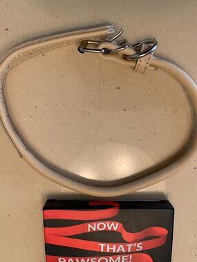 COLLAR DIRECT LEATHER ROLLED COLLAR 16" NWT
